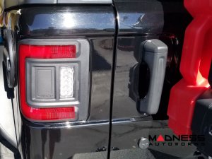 Jeep Wrangler JL Tail Lights - Flush Mount -LED - Red Lens